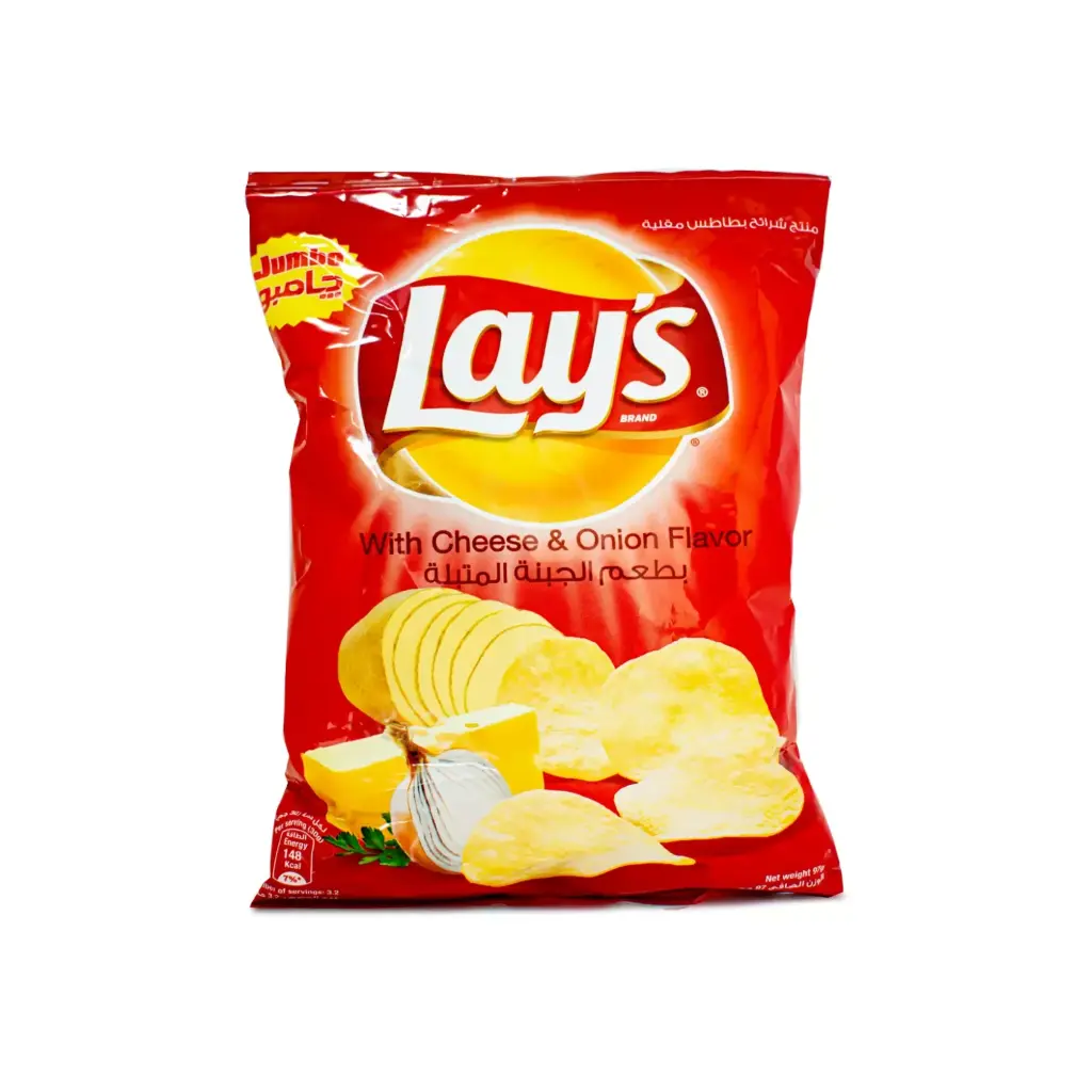 Lay's - Cheese & Onion - 160 gm/ 8 Pcs/CT